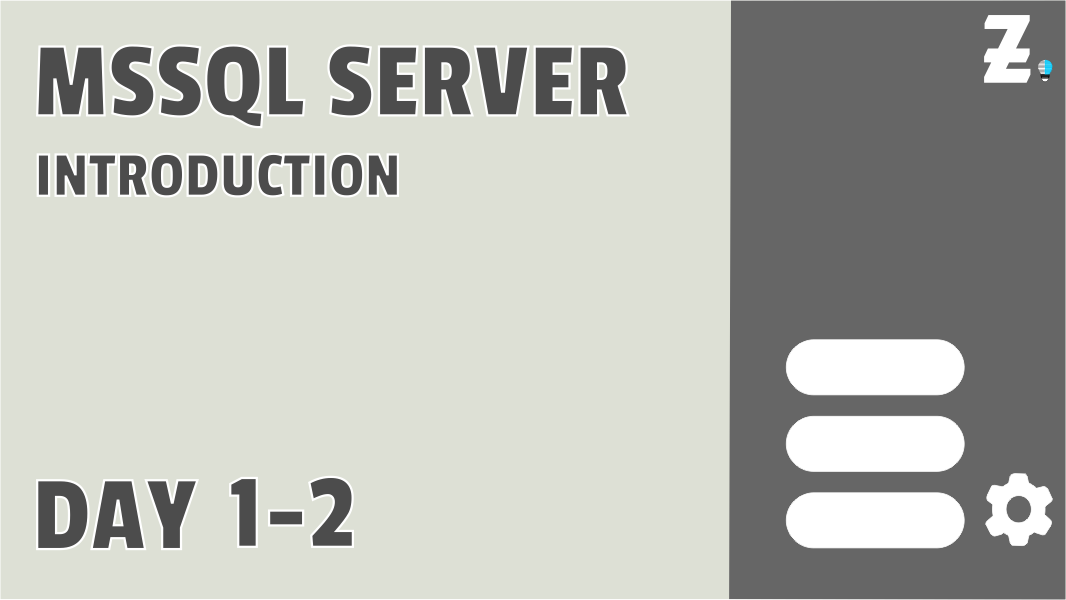 Day 1-2 MSSQLServer Introduction