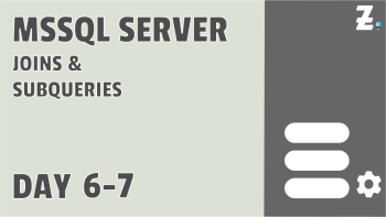 Day 6-7 MSSqlServer Joins SubQueries